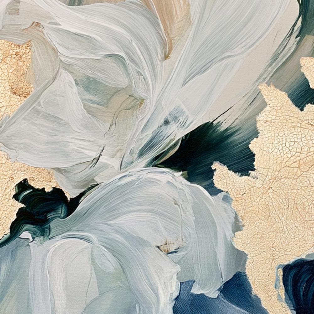 Elegant Gilded Floral Abstract-by-Stephanie Jeuffroy-wall-art-print-canvas-poster-framed-Gioia