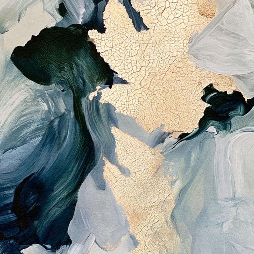 Elegant Gilded Floral Abstract-by-Stephanie Jeuffroy-wall-art-print-canvas-poster-framed-Gioia