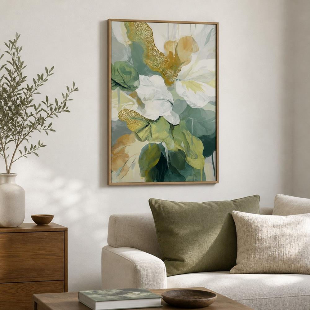 Elegant Gold Botanicals-by-Stephanie Jeuffroy-wall-art-print-canvas-poster-framed-Gioia