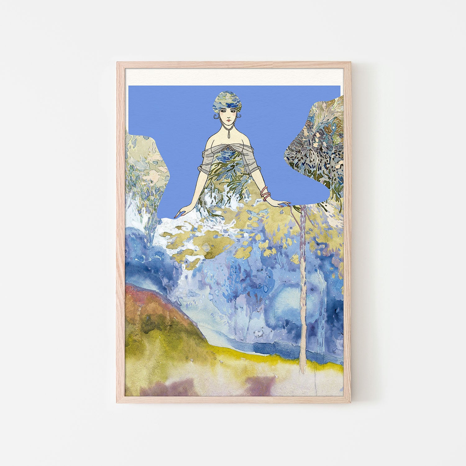 Elegant Lady Dreamscape-by-Wild Violets-wall-art-print-canvas-poster-framed-Gioia
