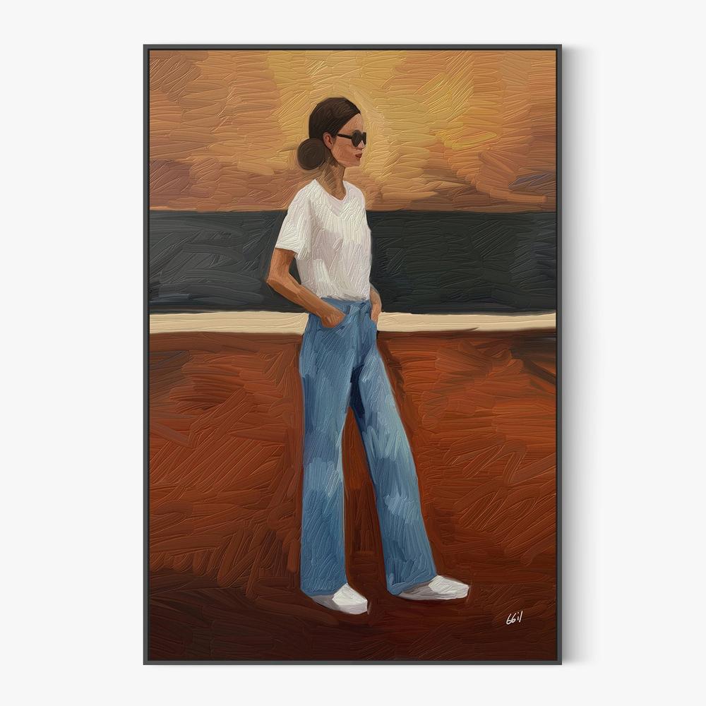 ELLA CAMINANDO-by-Giovanna Gil Alves-wall-art-print-canvas-poster-framed-Gioia