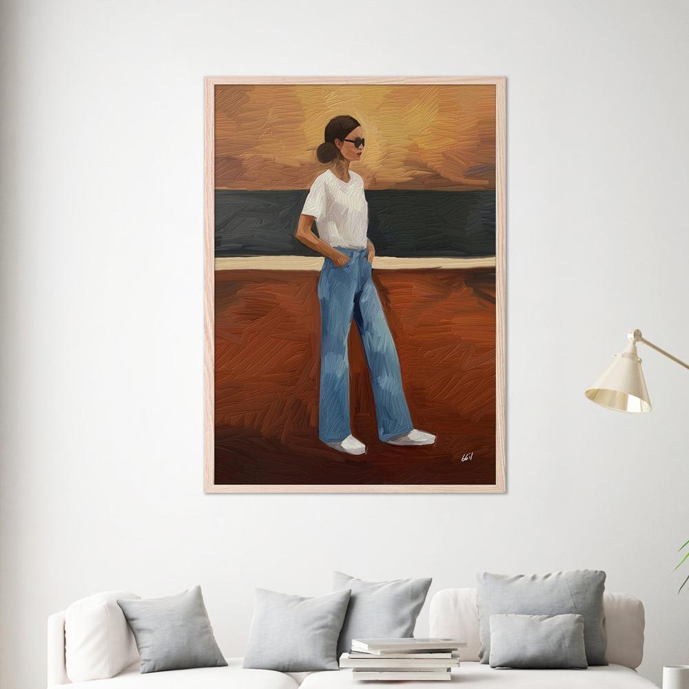 ELLA CAMINANDO-by-Giovanna Gil Alves-wall-art-print-canvas-poster-framed-Gioia