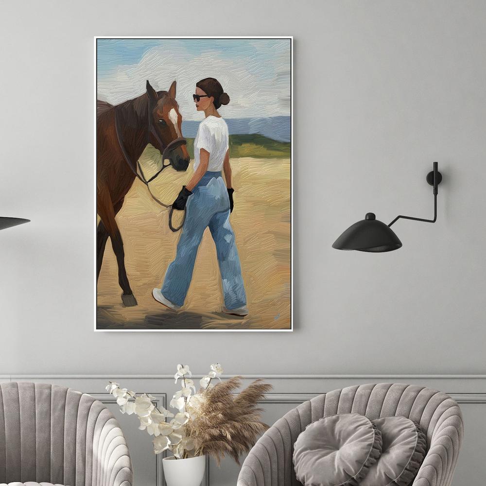 ELLA Y CABALLO-by-Giovanna Gil Alves-wall-art-print-canvas-poster-framed-Gioia