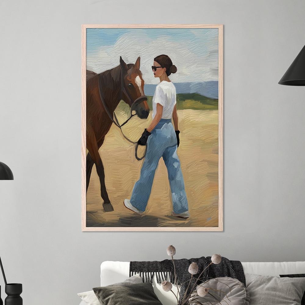 ELLA Y CABALLO-by-Giovanna Gil Alves-wall-art-print-canvas-poster-framed-Gioia