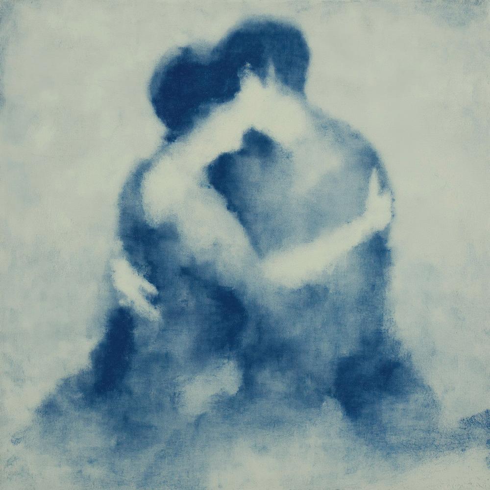 Embrace in Blue-by-Chromatic Storm Studio-wall-art-print-canvas-poster-framed-Gioia