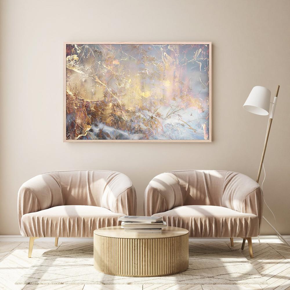 Ethereal Golden Flow-by-Rafal Kulik-wall-art-print-canvas-poster-framed-Gioia