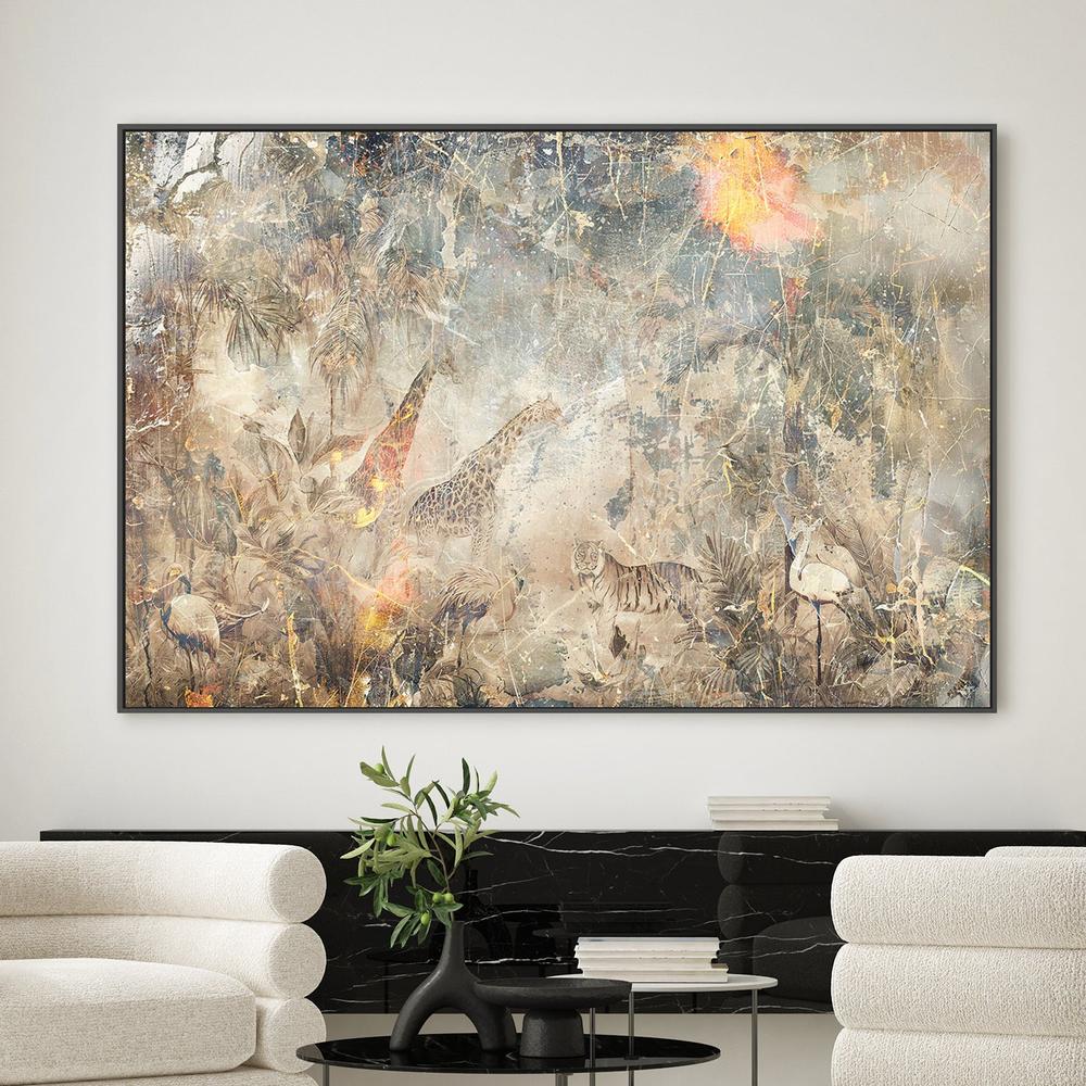 Ethereal Jungle Safari-by-Rafal Kulik-wall-art-print-canvas-poster-framed-Gioia