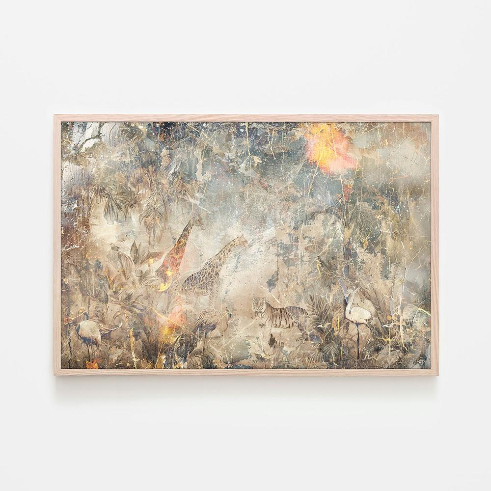 Ethereal Jungle Safari-by-Rafal Kulik-wall-art-print-canvas-poster-framed-Gioia