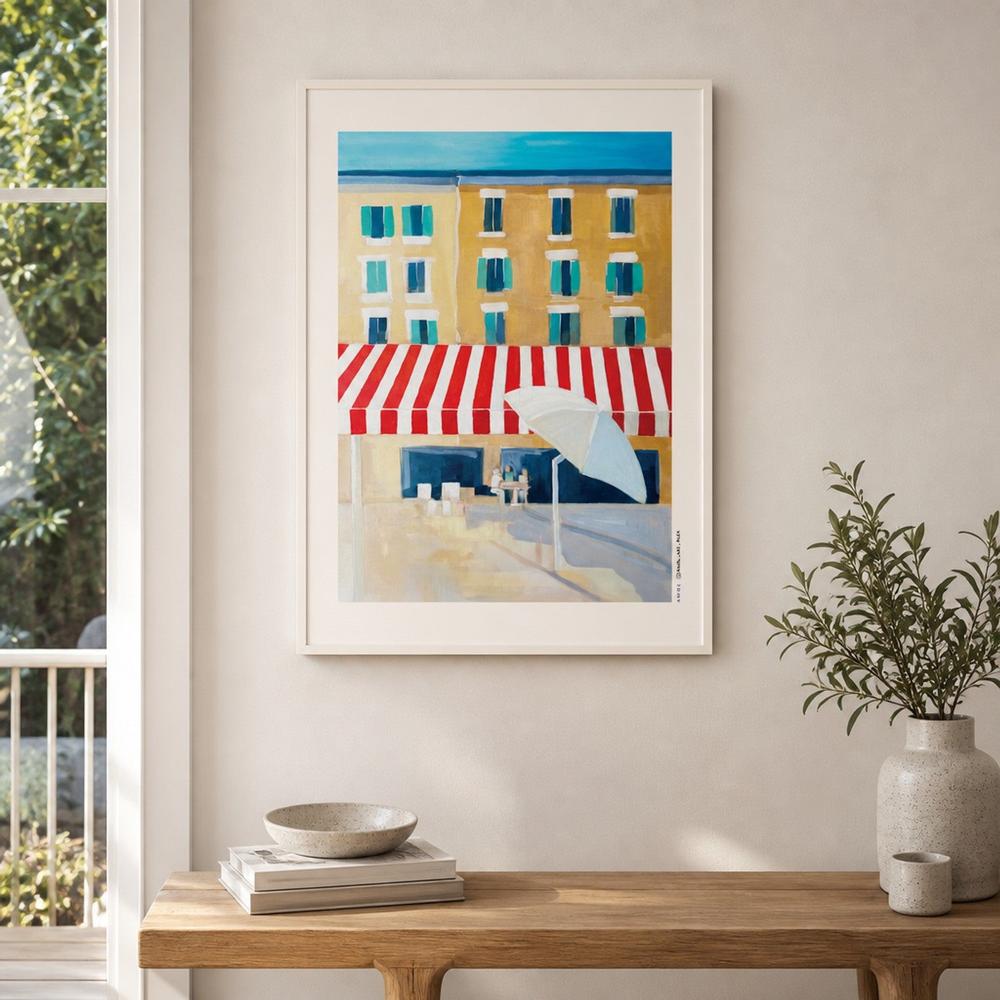 European Cafe Scene-by-Alex Nereuta-wall-art-print-canvas-poster-framed-Gioia