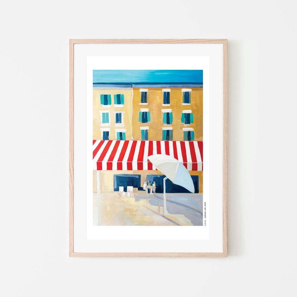 European Cafe Scene-by-Alex Nereuta-wall-art-print-canvas-poster-framed-Gioia