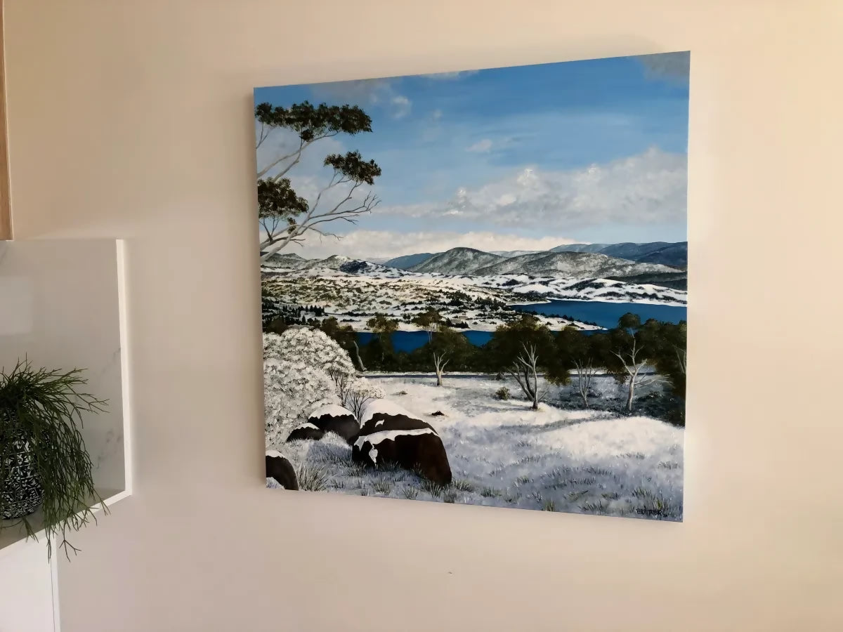 Snow covered Jindabyne