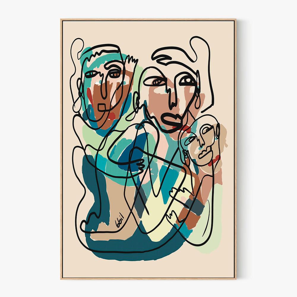 FAMILIA-by-Giovanna Gil Alves-wall-art-print-canvas-poster-framed-Gioia
