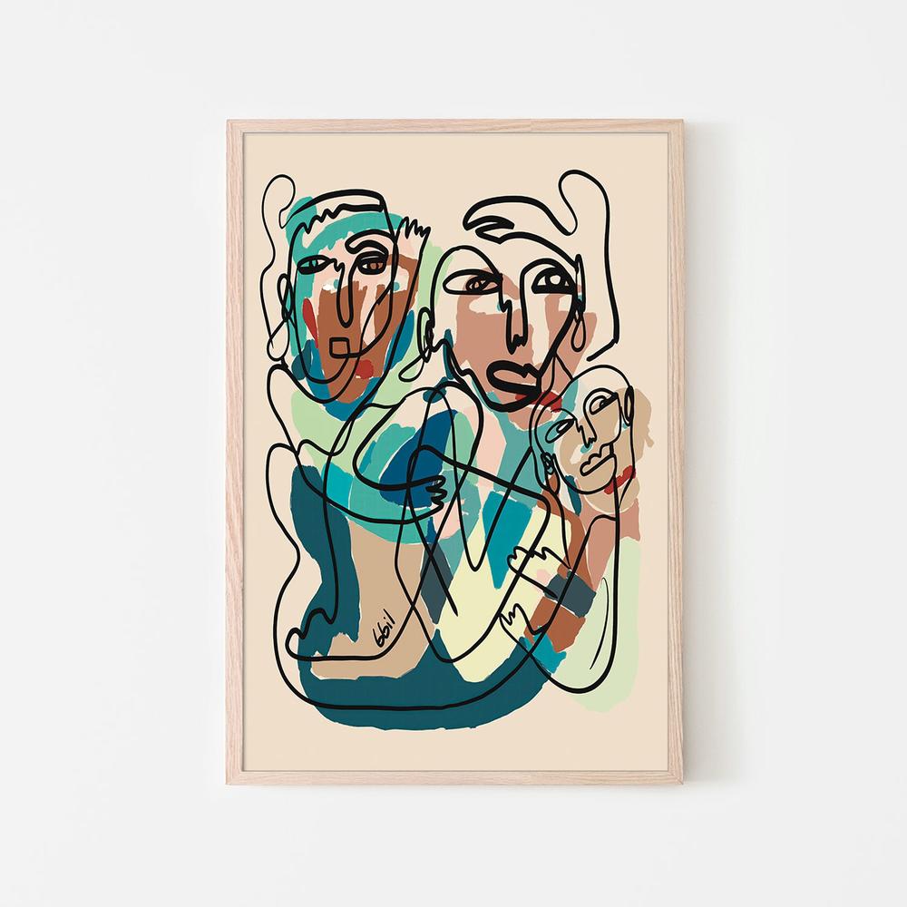 FAMILIA-by-Giovanna Gil Alves-wall-art-print-canvas-poster-framed-Gioia