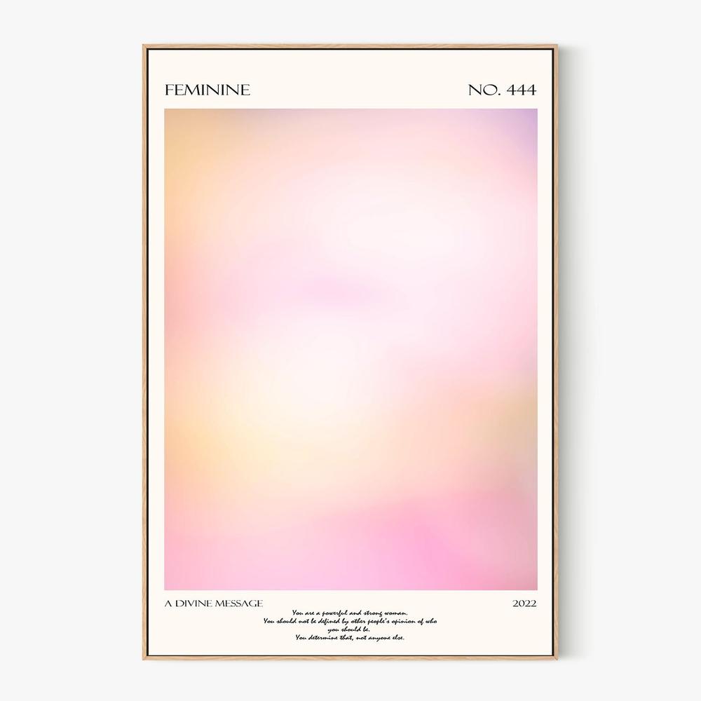 Feminine Divine Message-by-Rikke Londager Boisen-wall-art-print-canvas-poster-framed-Gioia
