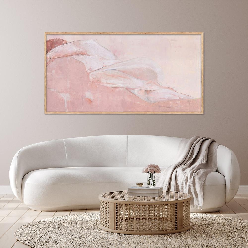 First Nude – Goddess, Forever Enchanted, Dusty Pink-by-Kenneth WH Lee-wall-art-print-canvas-poster-framed-Gioia