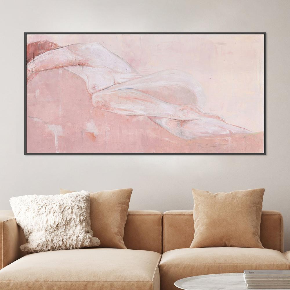 First Nude – Goddess, Forever Enchanted, Dusty Pink-by-Kenneth WH Lee-wall-art-print-canvas-poster-framed-Gioia