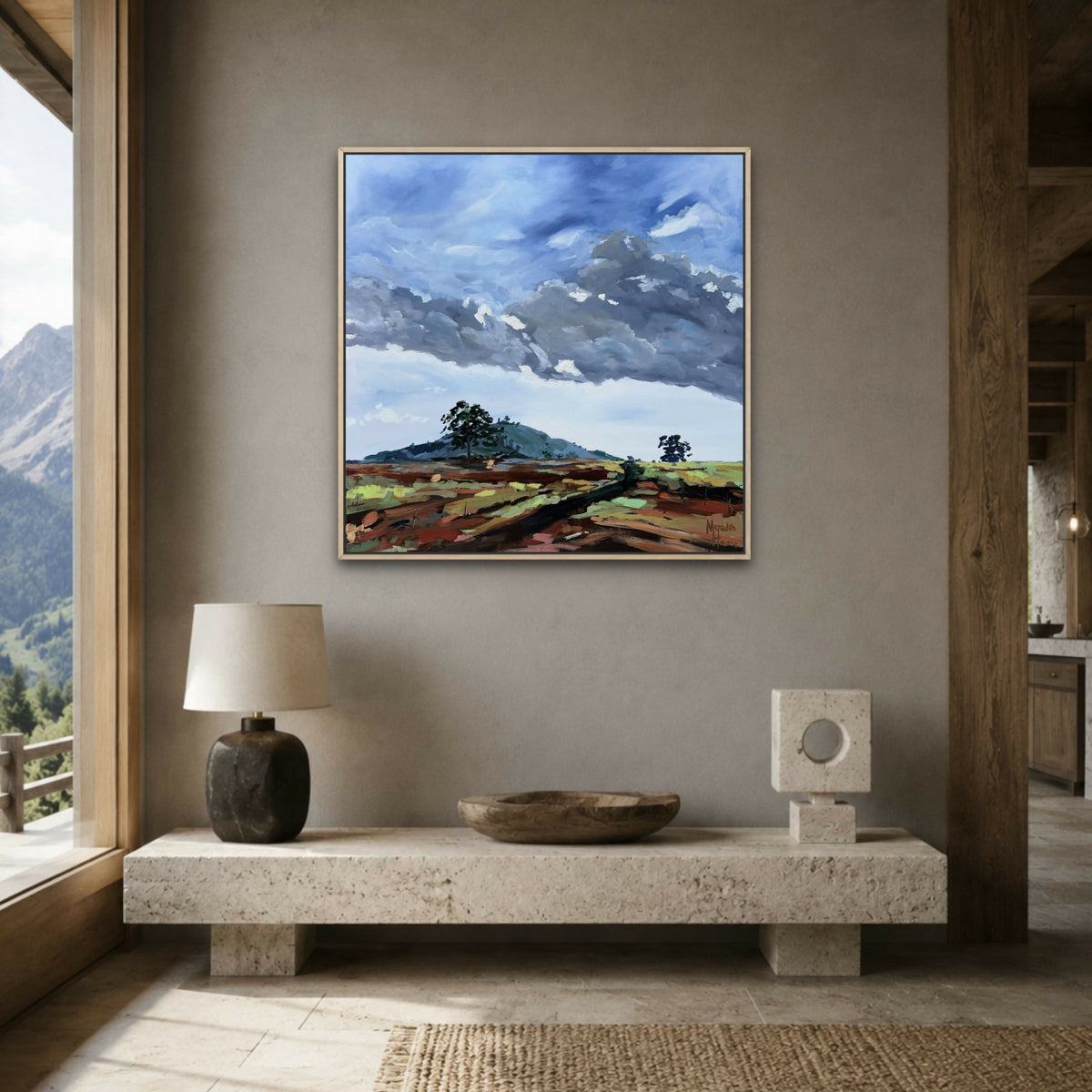 Cootamundra 2. Original hand-painted artwork by Meredith Howse.