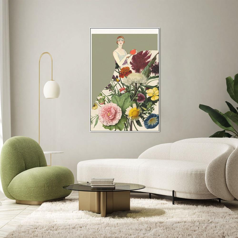 Flapper Floral Fashion-by-Wild Violets-wall-art-print-canvas-poster-framed-Gioia