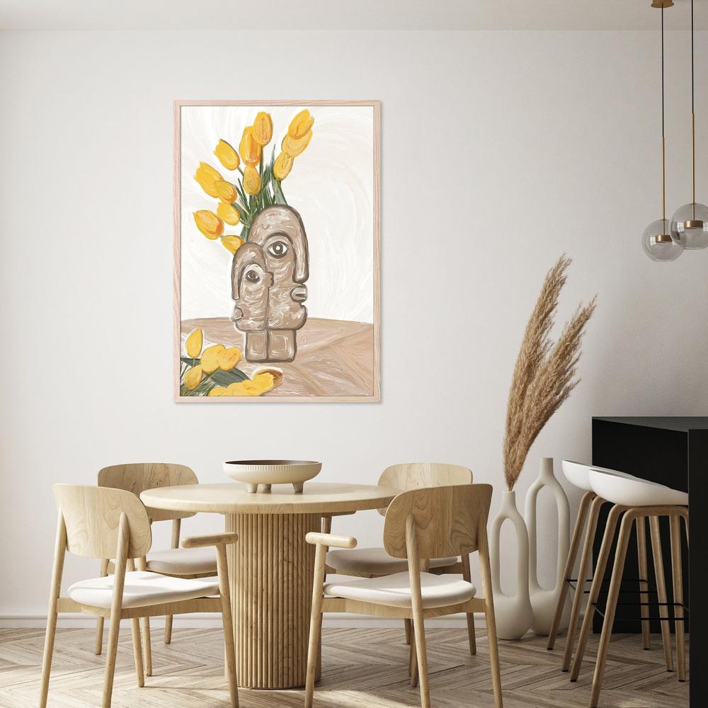 FLOR AMARILLA-by-Giovanna Gil Alves-wall-art-print-canvas-poster-framed-Gioia