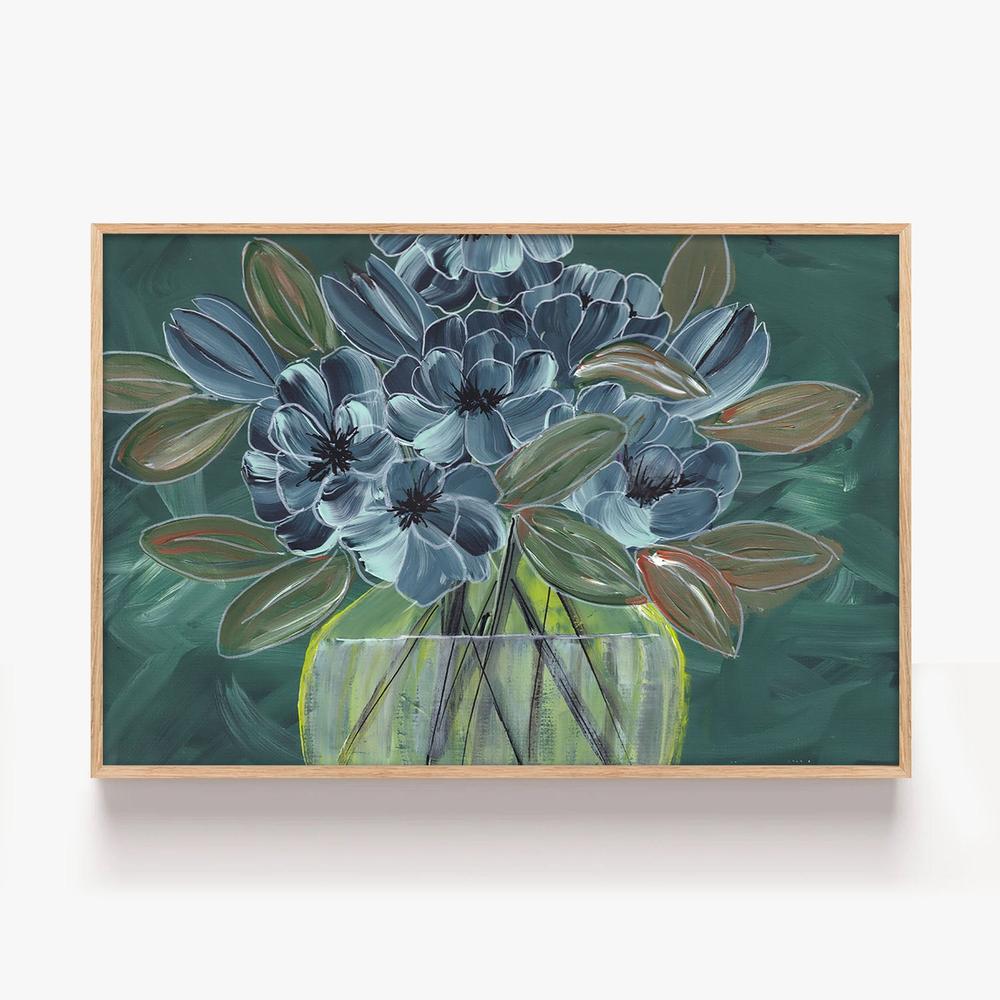 Flowervase, Style B-by-Lisa Schmidt-wall-art-print-canvas-poster-framed-Gioia