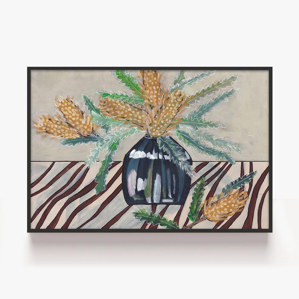 Flowervase, Style D-by-Lisa Schmidt-wall-art-print-canvas-poster-framed-Gioia