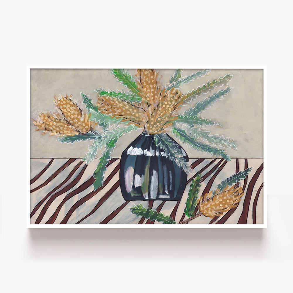 Flowervase, Style D-by-Lisa Schmidt-wall-art-print-canvas-poster-framed-Gioia