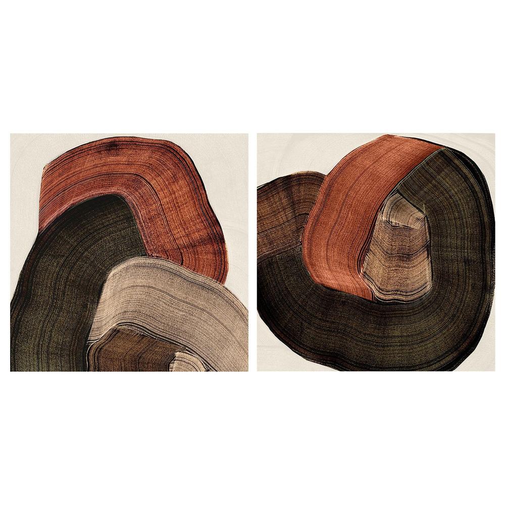 Folded Earth, Style A & B, Set Of 2-by-Emberlight Studio-wall-art-print-canvas-poster-framed-Gioia