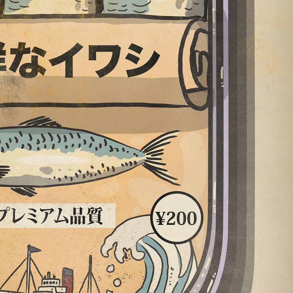 Fresh Sardine Can-by-Nicholas-wall-art-print-canvas-poster-framed-Gioia