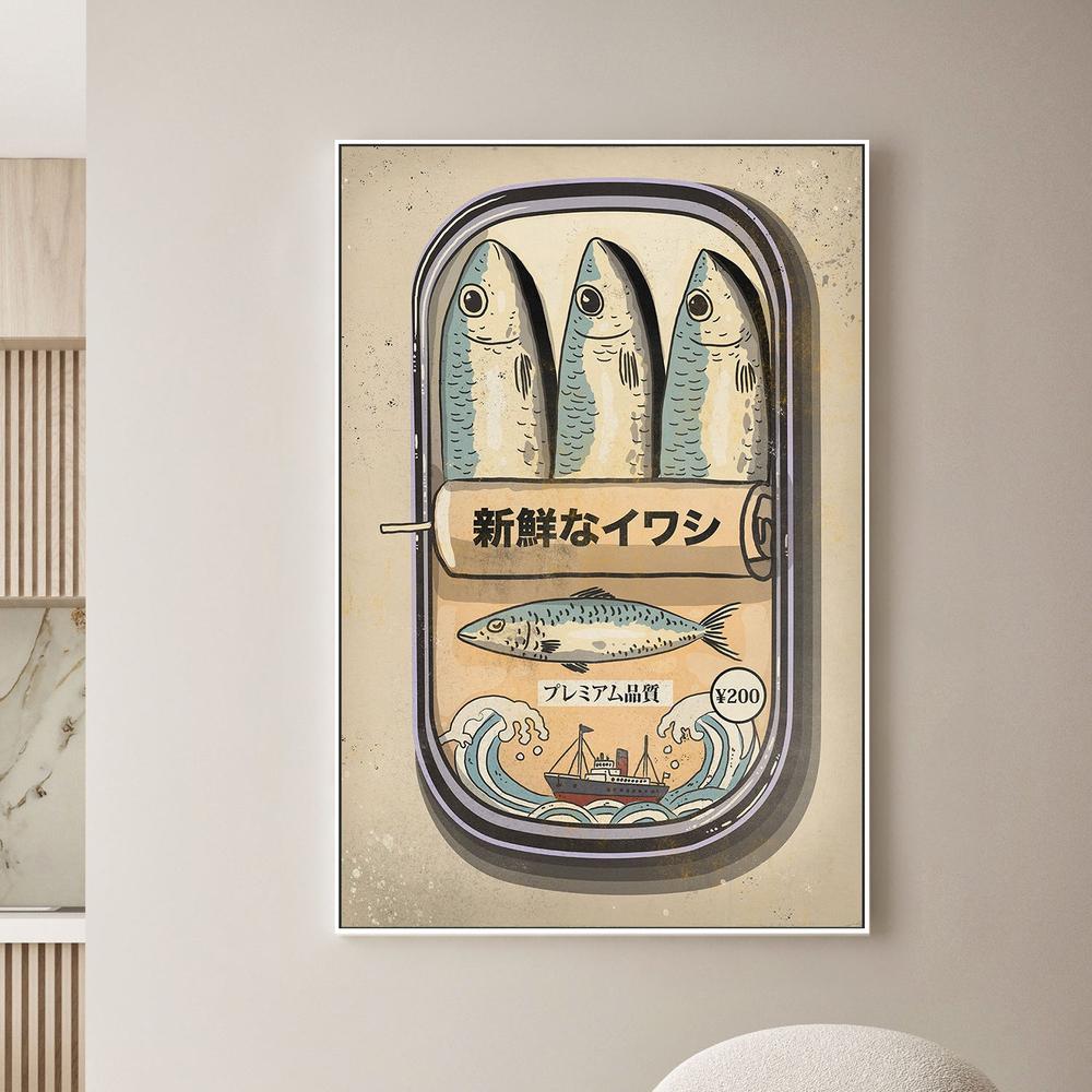 Fresh Sardine Can-by-Nicholas-wall-art-print-canvas-poster-framed-Gioia
