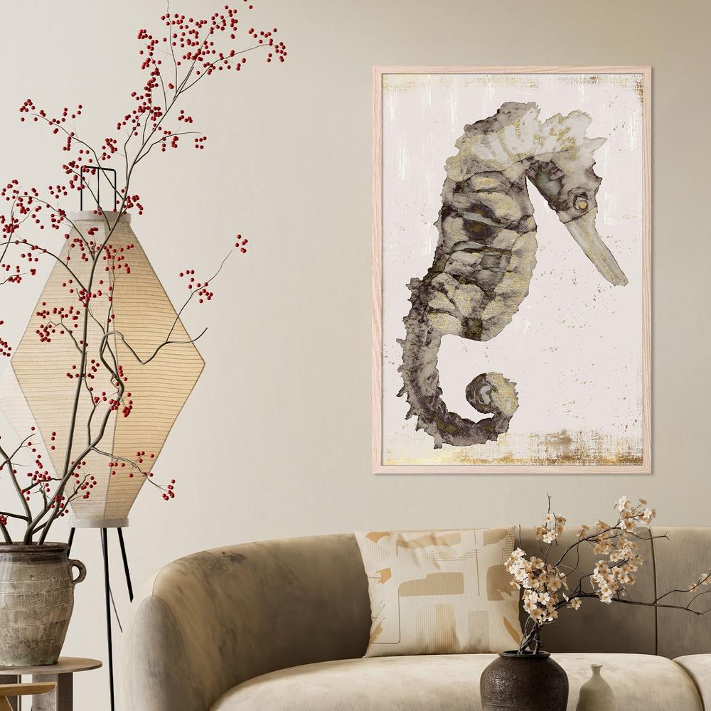 Glided Seahorse-by-Jacob Q-wall-art-print-canvas-poster-framed-Gioia