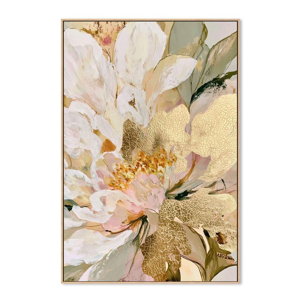 Golden Abstract Bloom-by-Stephanie Jeuffroy-wall-art-print-canvas-poster-framed-Gioia