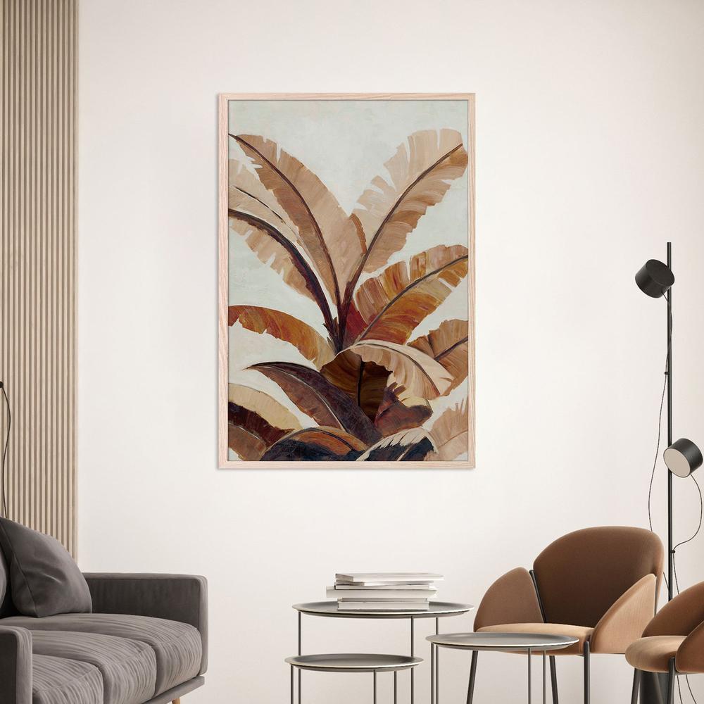 Golden Banana Leaf-by-Jacob Q-wall-art-print-canvas-poster-framed-Gioia
