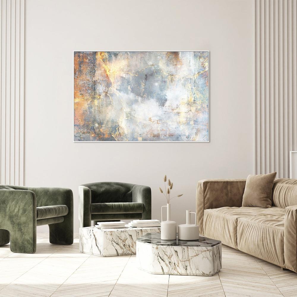 Golden Cracked Texture-by-Rafal Kulik-wall-art-print-canvas-poster-framed-Gioia