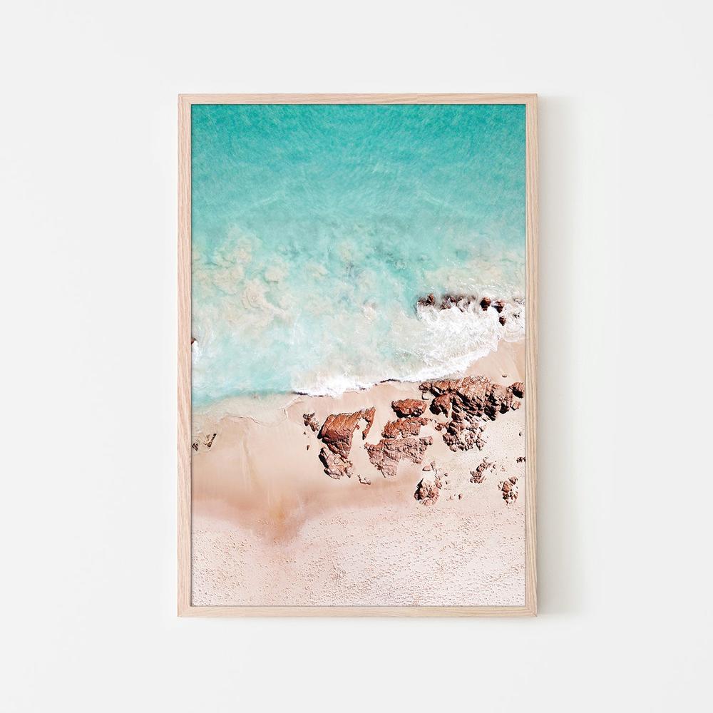 Golden Rose Beach-by-Gal Pittel-wall-art-print-canvas-poster-framed-Gioia