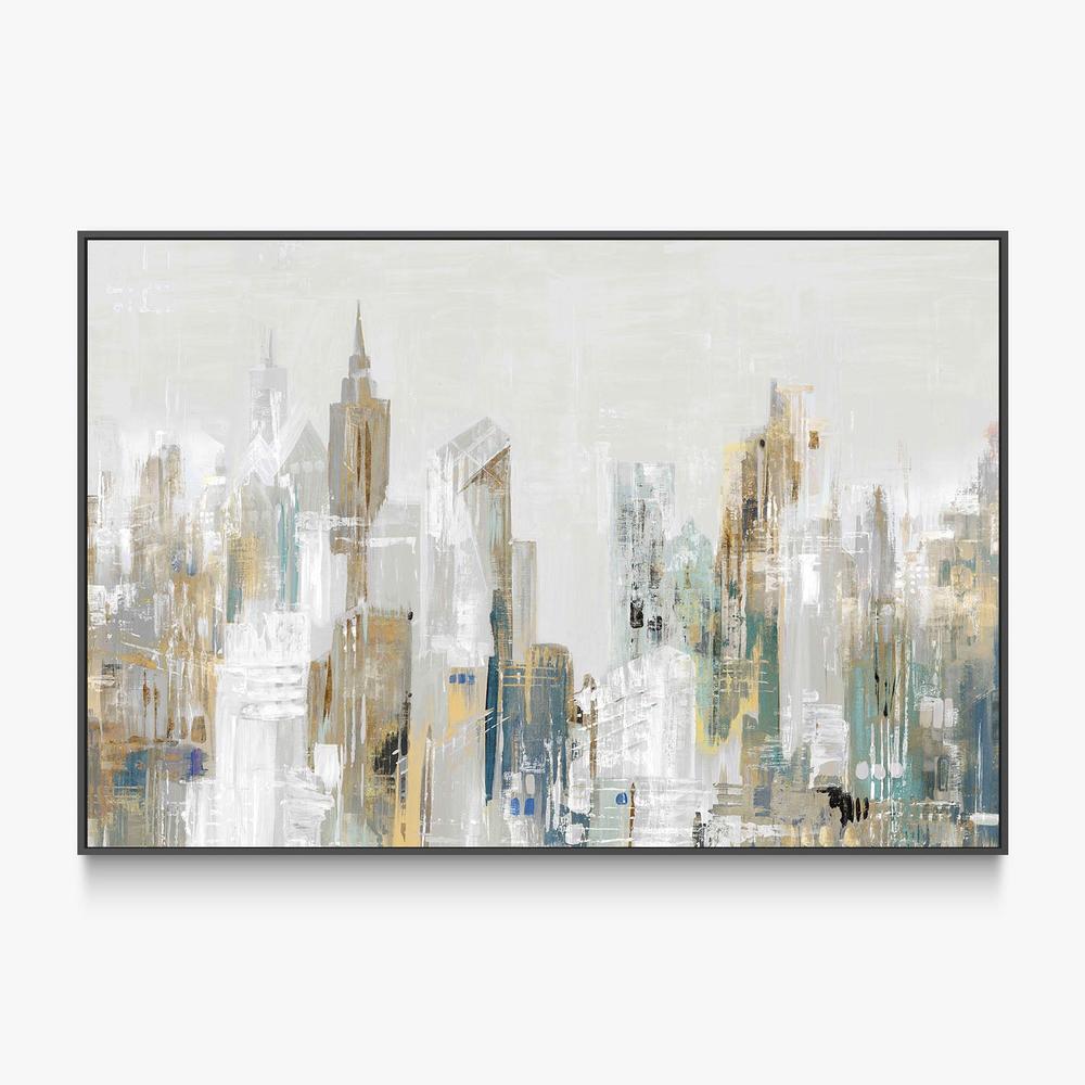 Golden Winter City, Style A-by-Lera-wall-art-print-canvas-poster-framed-Gioia