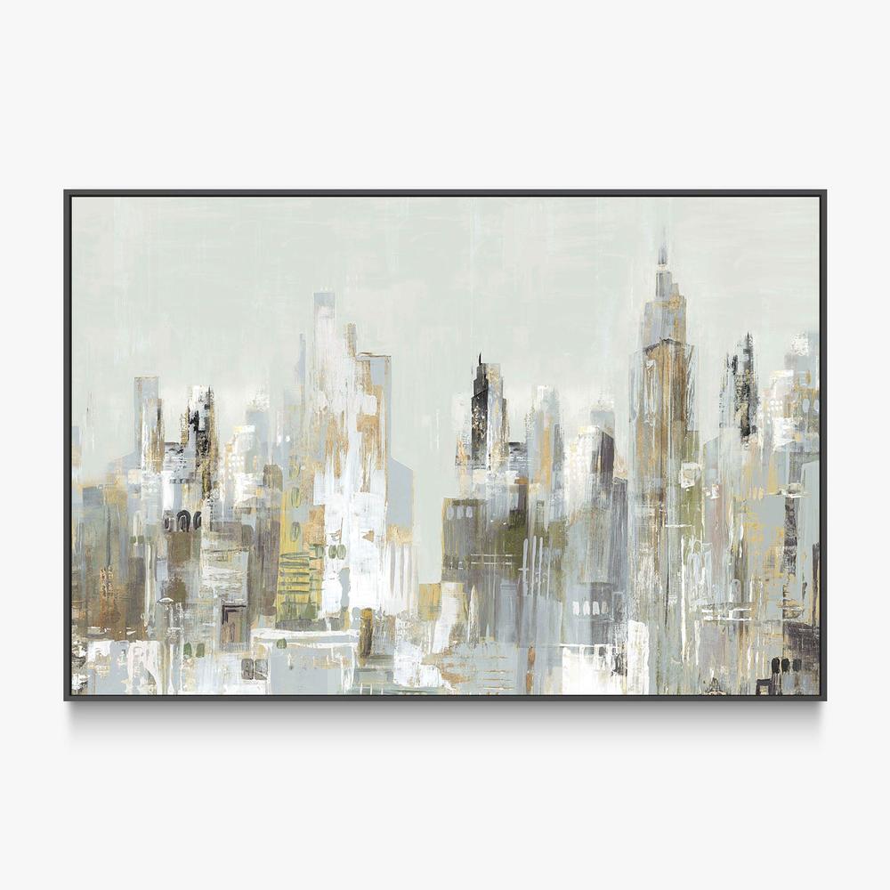 Golden Winter City , Style B-by-Lera-wall-art-print-canvas-poster-framed-Gioia