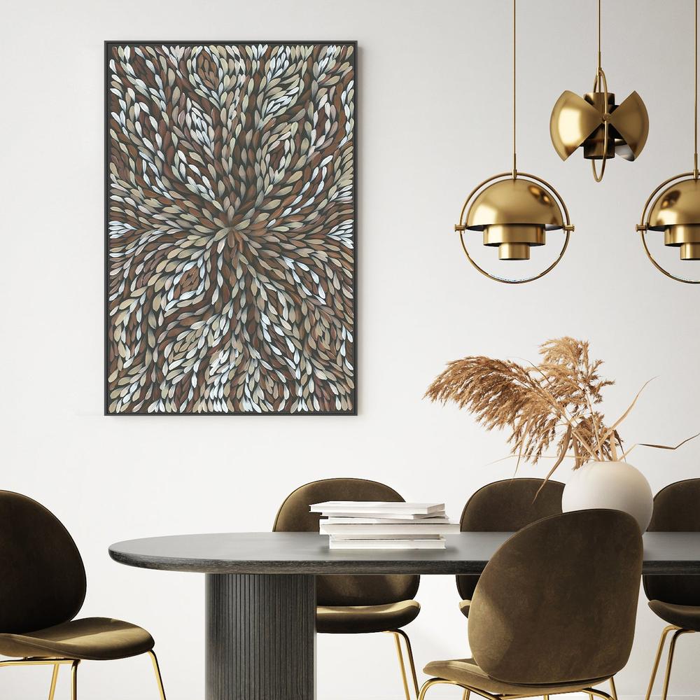 Healing Leaves Brown-by-Emma Rigney-wall-art-print-canvas-poster-framed-Gioia