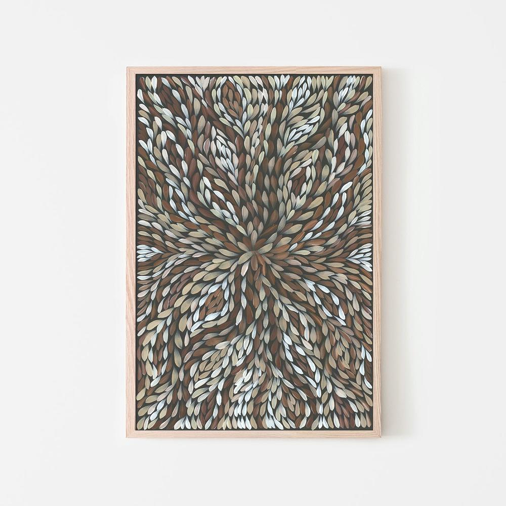 Healing Leaves Brown-by-Emma Rigney-wall-art-print-canvas-poster-framed-Gioia