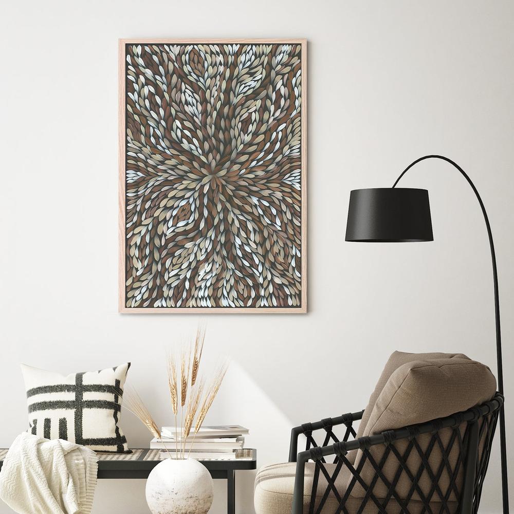 Healing Leaves Brown-by-Emma Rigney-wall-art-print-canvas-poster-framed-Gioia