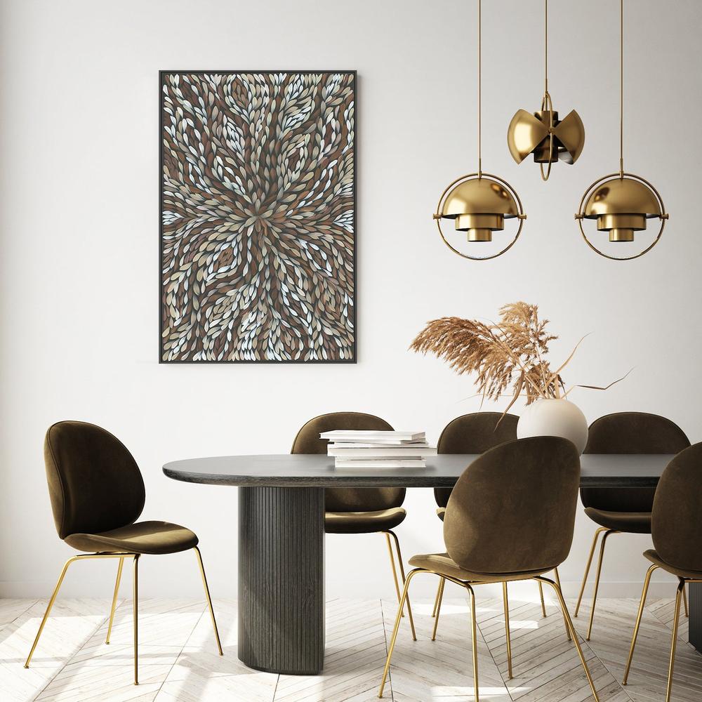 Healing Leaves Brown-by-Emma Rigney-wall-art-print-canvas-poster-framed-Gioia