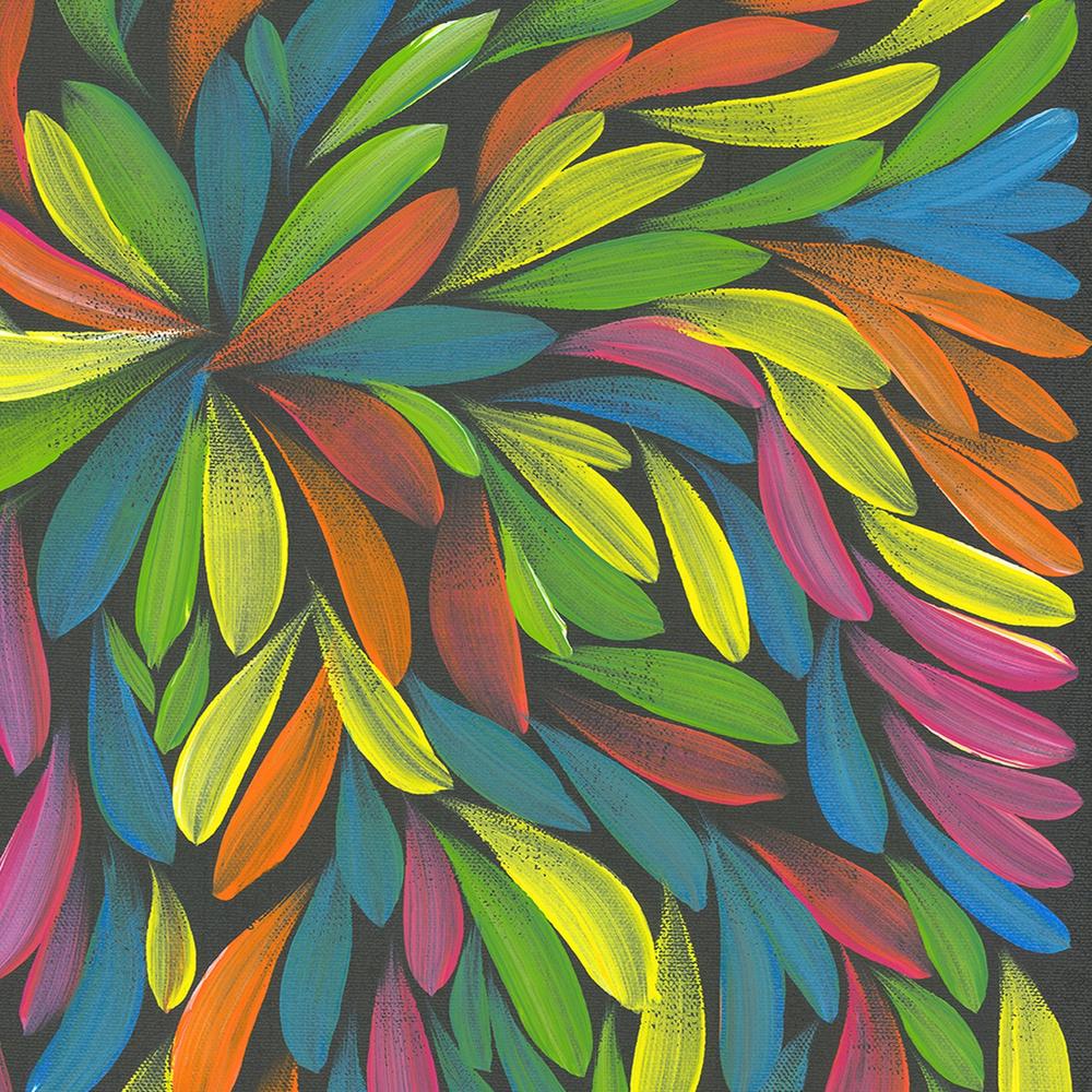 Healing Leaves Colourful-by-Emma Rigney-wall-art-print-canvas-poster-framed-Gioia
