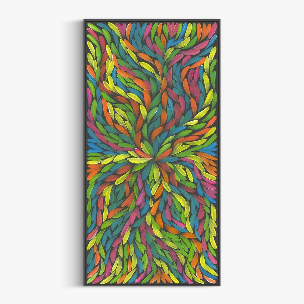 Healing Leaves Colourful-by-Emma Rigney-wall-art-print-canvas-poster-framed-Gioia