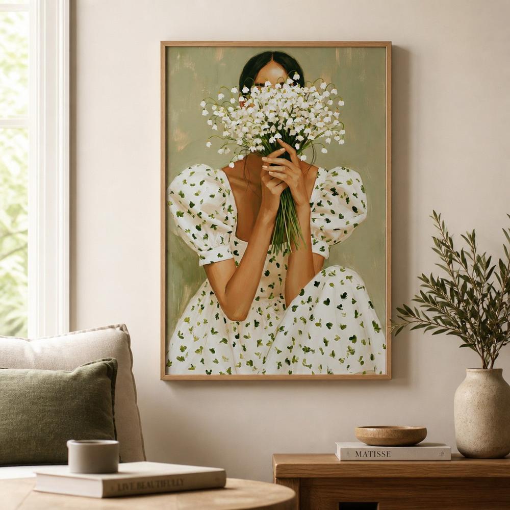 Hidden Beauty Lily Bouquet-by-Stephanie Jeuffroy-wall-art-print-canvas-poster-framed-Gioia