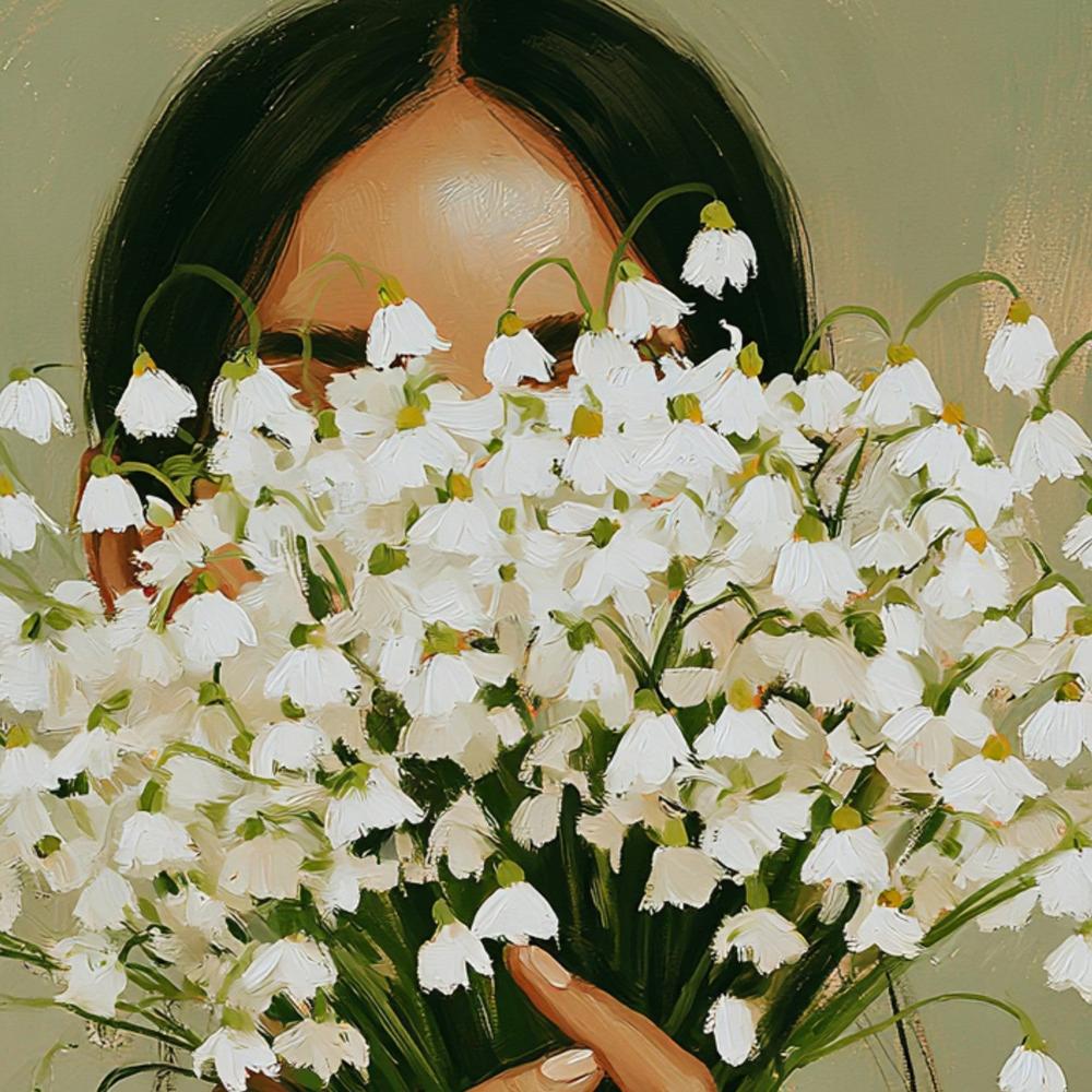 Hidden Beauty Lily Bouquet-by-Stephanie Jeuffroy-wall-art-print-canvas-poster-framed-Gioia