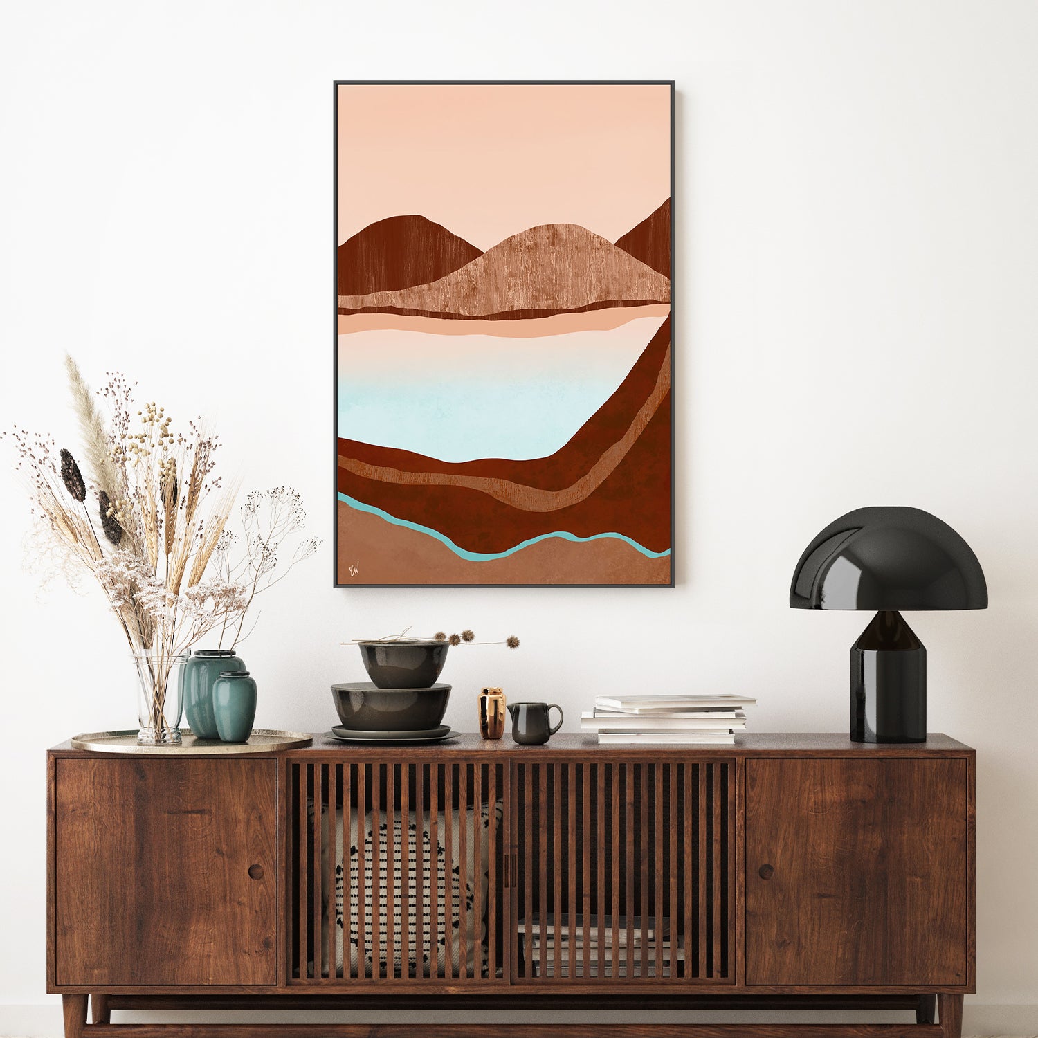 Hidden Inlet-by-Carrie Welsh-wall-art-print-canvas-poster-framed-Gioia