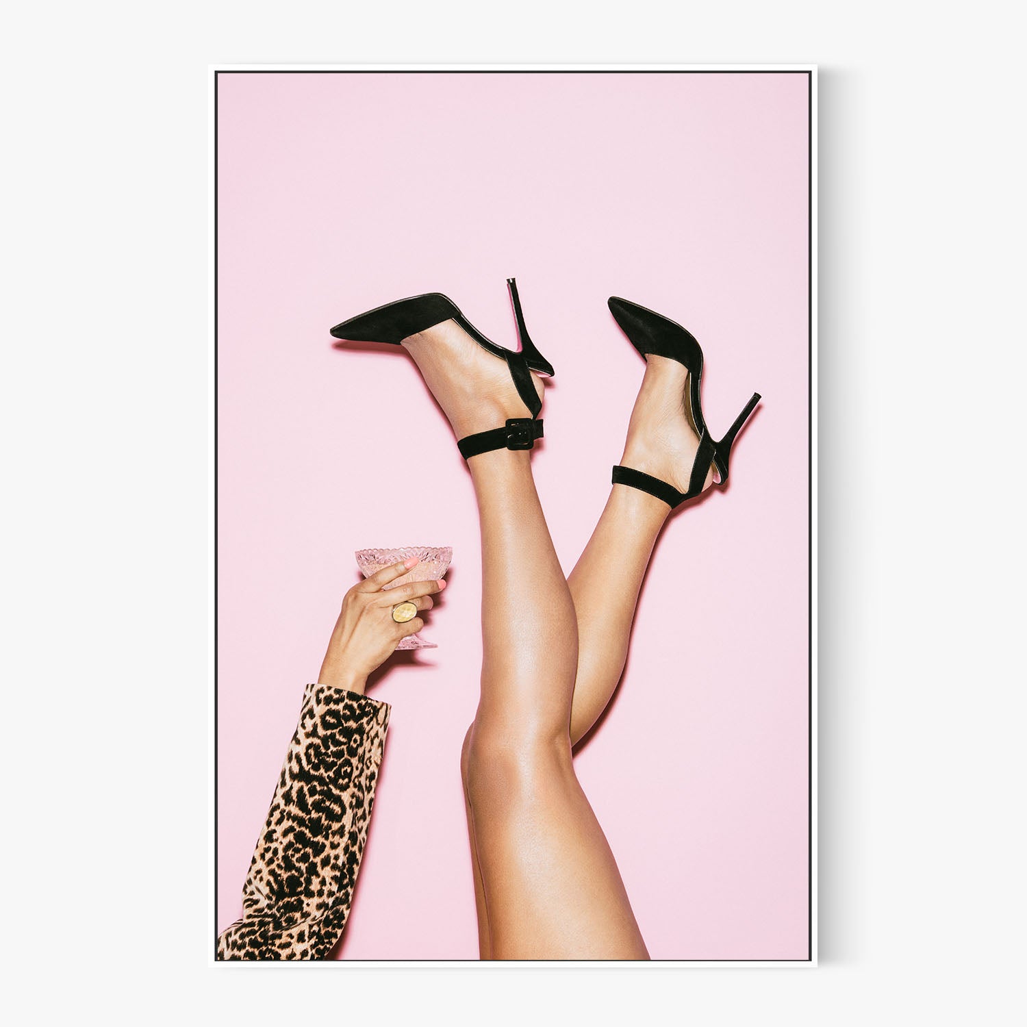 High Heels Pink Party-by-Pictufy Studio III-wall-art-print-canvas-poster-framed-Gioia