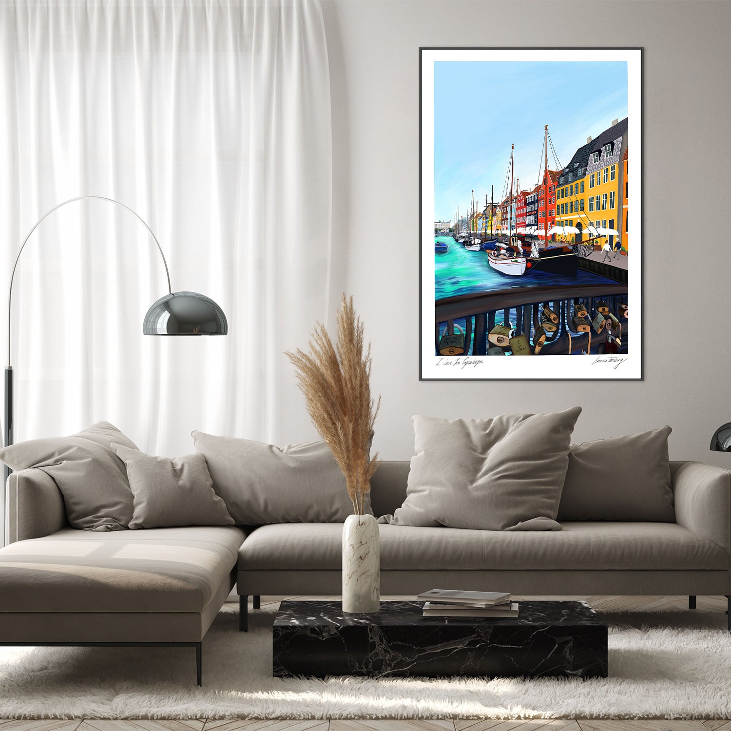 I Love You Copenhagen-by-Emma Forsberg-wall-art-print-canvas-poster-framed-Gioia