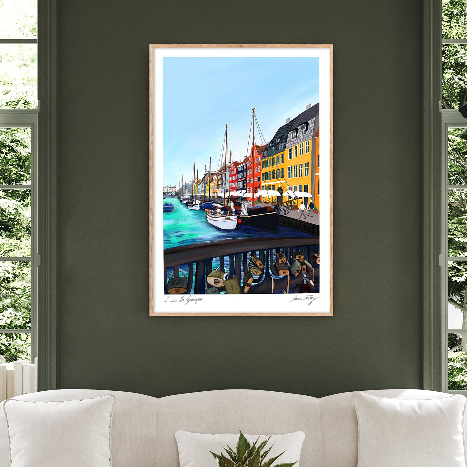 I Love You Copenhagen-by-Emma Forsberg-wall-art-print-canvas-poster-framed-Gioia