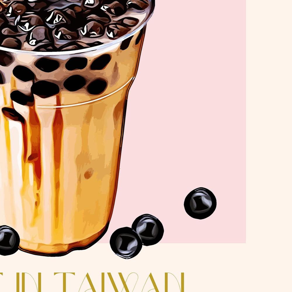 Iced Bubble Tea-by-Nazma Khokhar-wall-art-print-canvas-poster-framed-Gioia