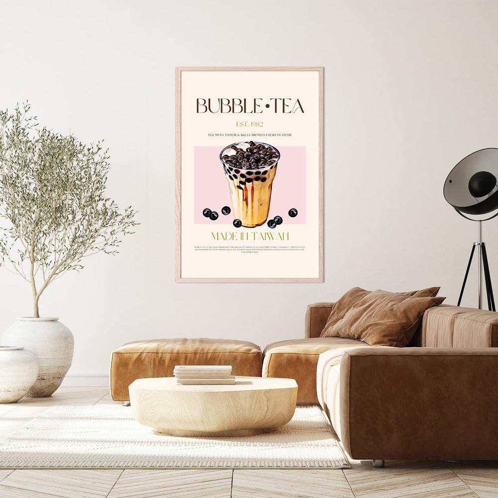Iced Bubble Tea-by-Nazma Khokhar-wall-art-print-canvas-poster-framed-Gioia